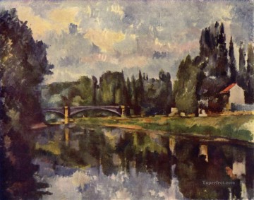  Bridge Art Painting - Bridge over the Marne Paul Cezanne
